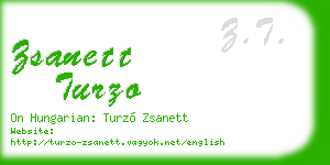 zsanett turzo business card