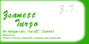 zsanett turzo business card